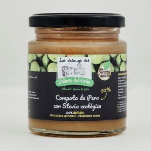 Compota de pera y stevia ecológica
