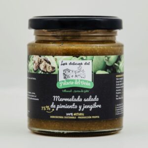 Mermelada salada de pimiento y jenjibre