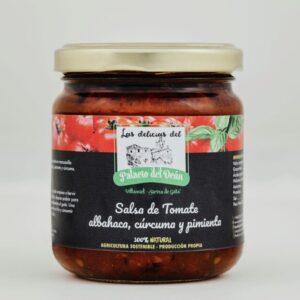 Salsa de Tomate albahaca cúrcuma y pimienta
